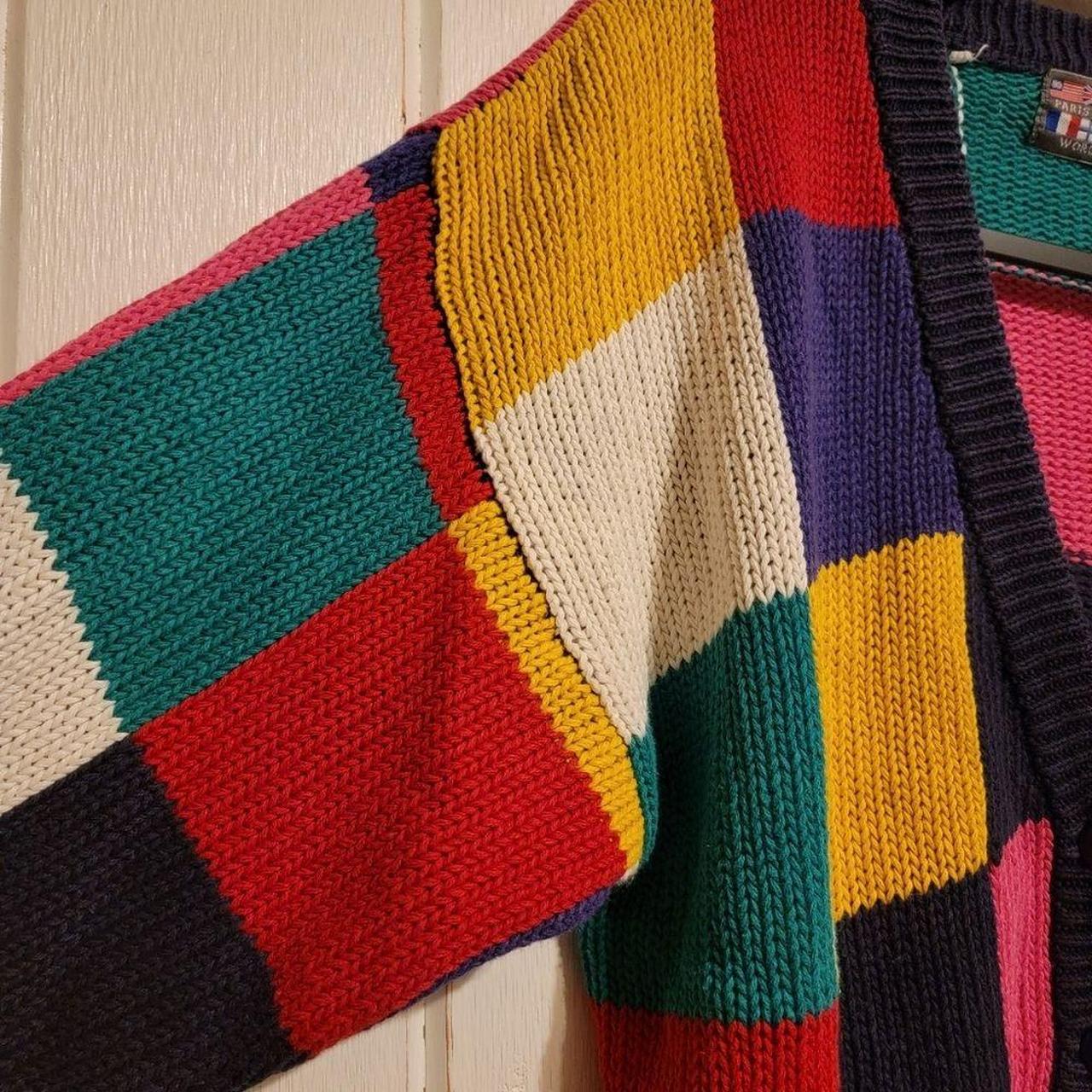 Source Unknown Women's Sweater - Red/Yellow - M –… - image 2