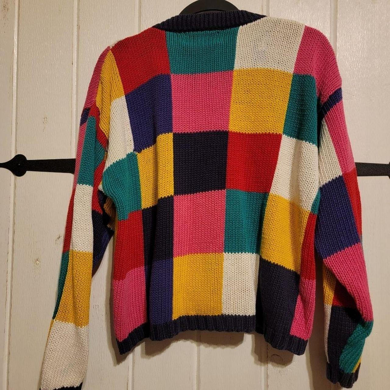 Source Unknown Women's Sweater - Red/Yellow - M –… - image 5