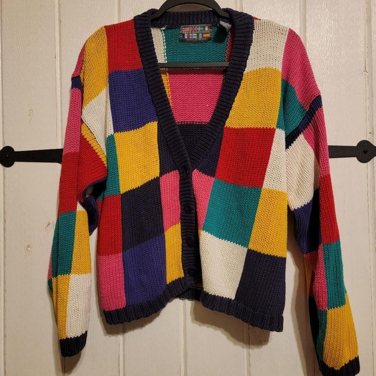 Source Unknown Women's Sweater - Red/Yellow - M –… - image 1