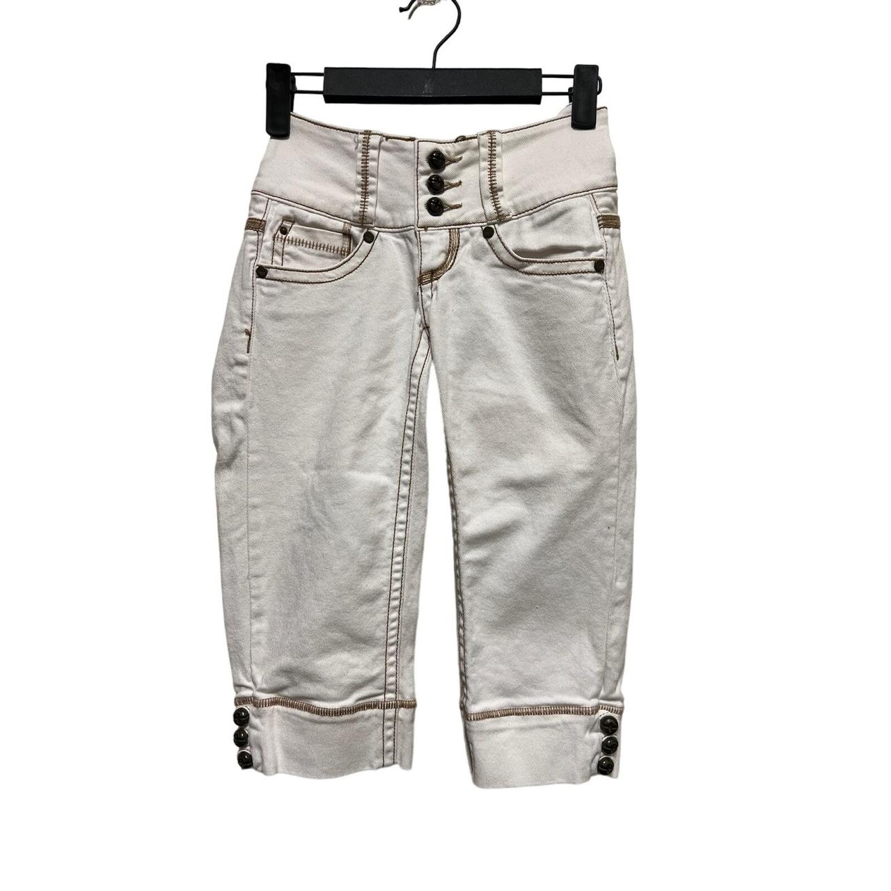 Source Unknown Women's Shorts - Cream/Brown - 3 –… - image 1