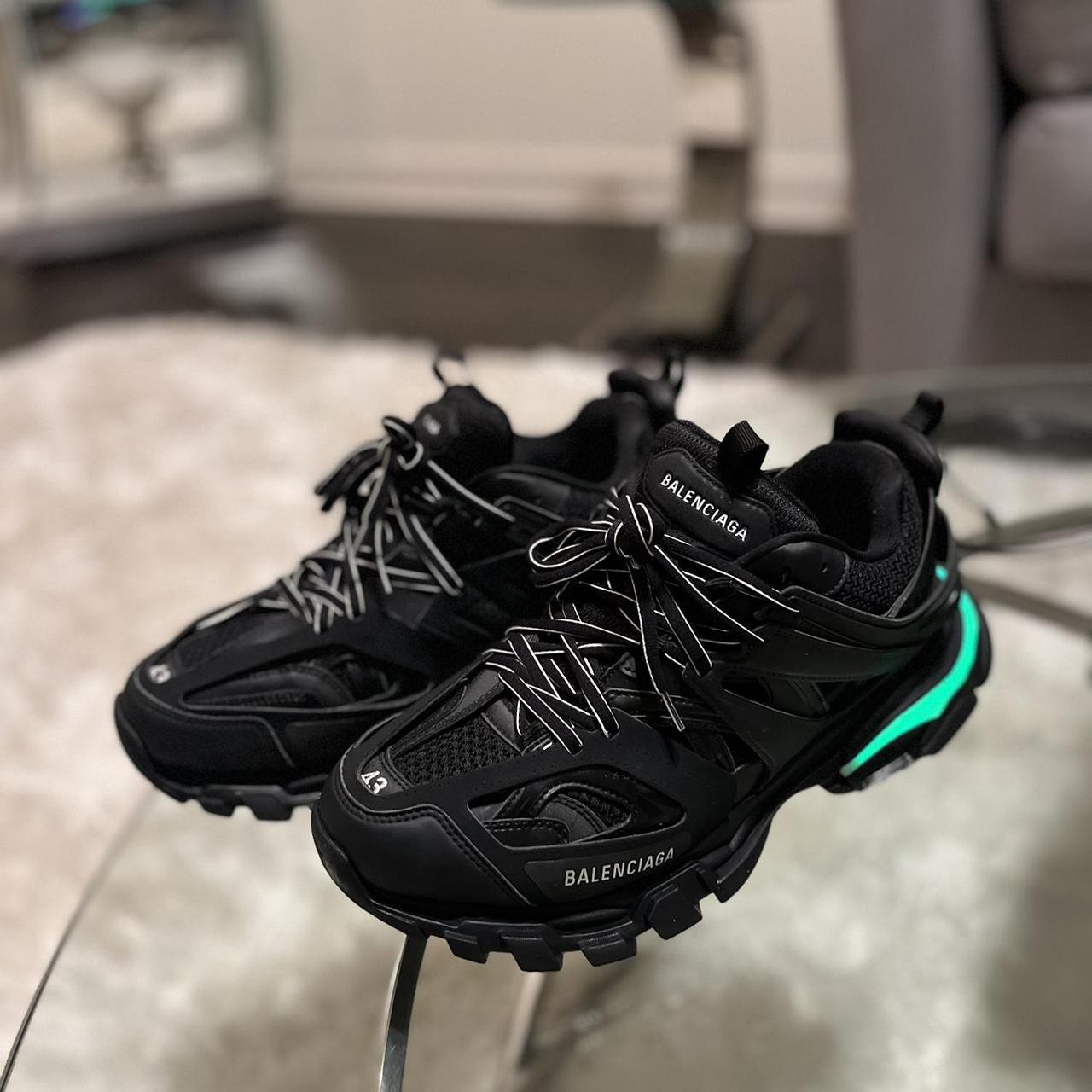 Balenciaga track LED スニーカー 黒 43 Size 10 - Balenciaga Track LED Sneaker Black Runner - Worn