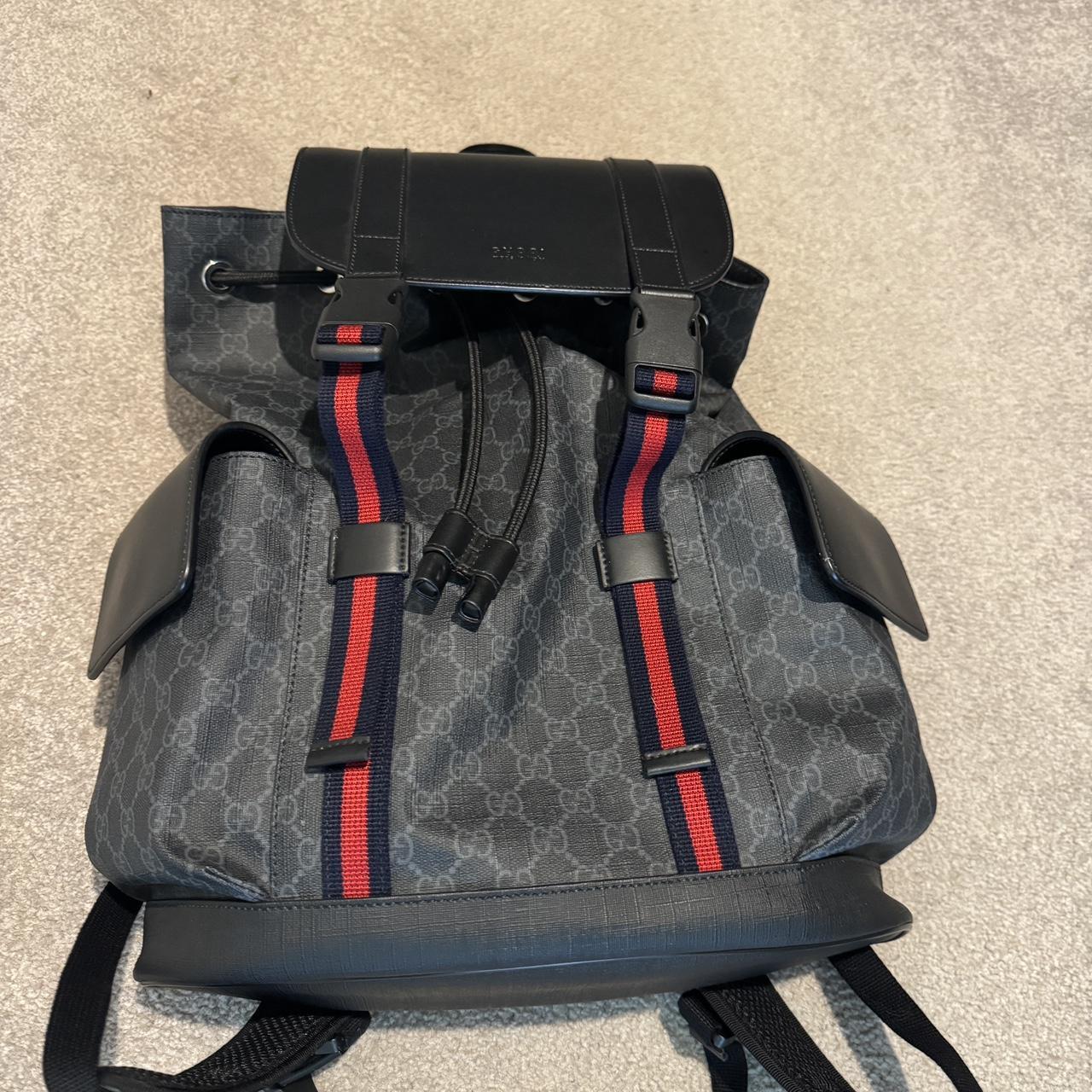 Authentic used gucci backpack best sale