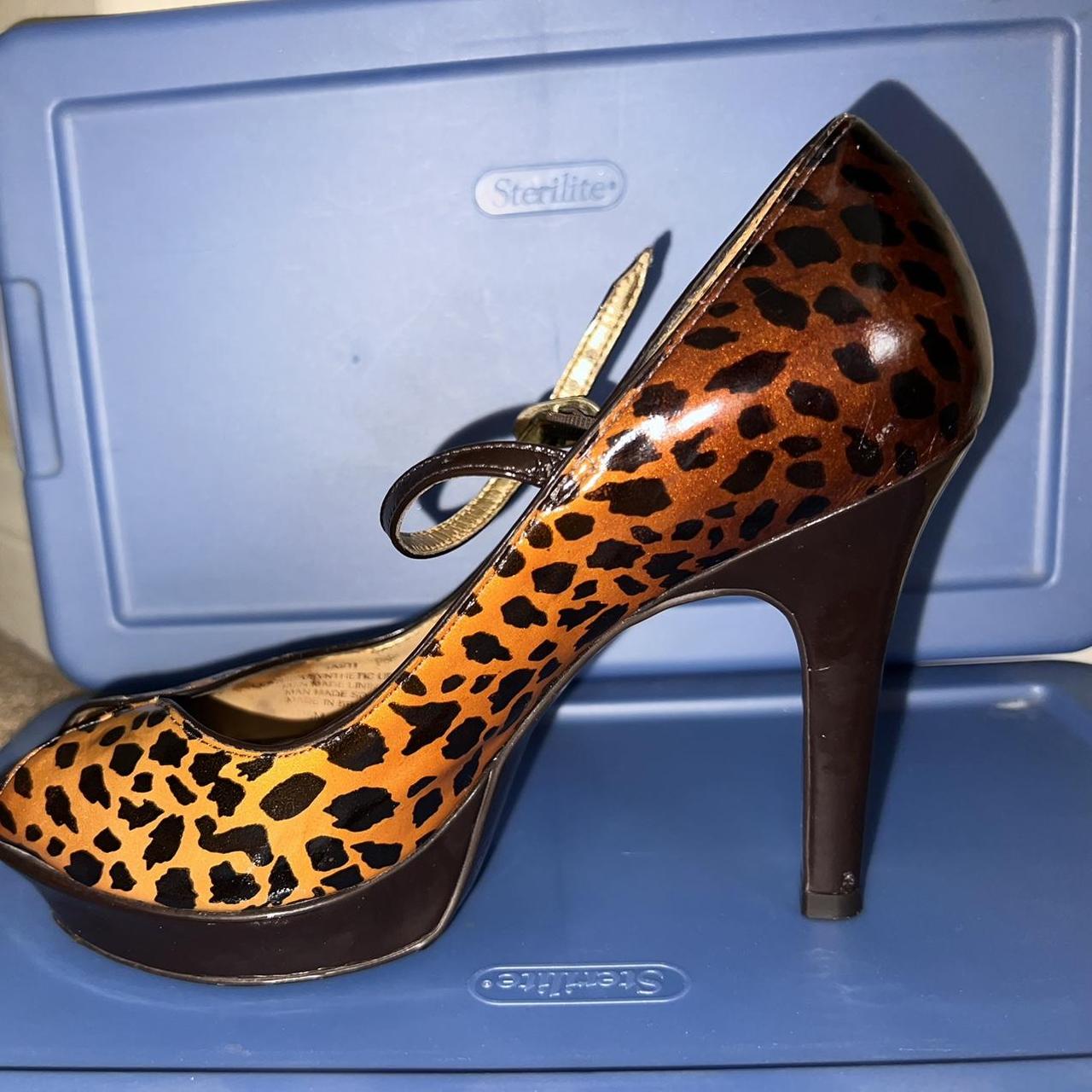 Gianni bini leopard heels on sale