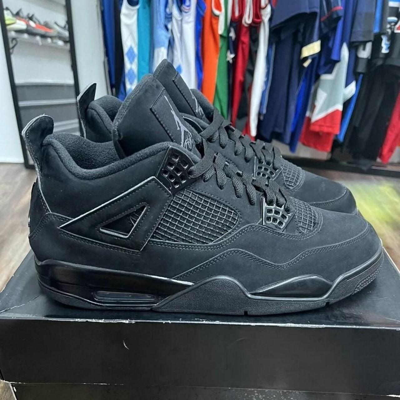 Air Jordan 4 Retro Black Cat Free Shipping... - Depop