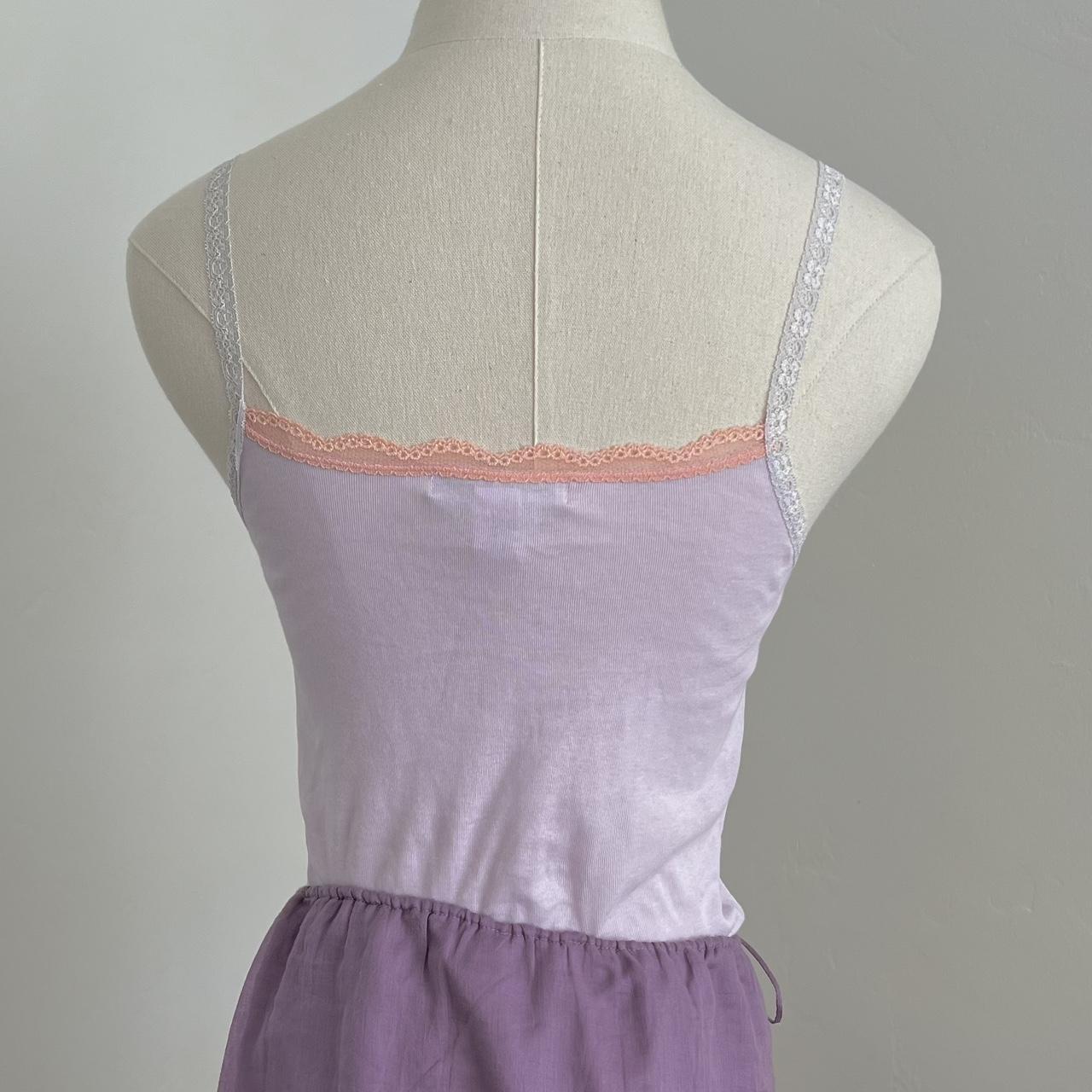Issey Miyake Women's Pink and Purple Vest | Depop