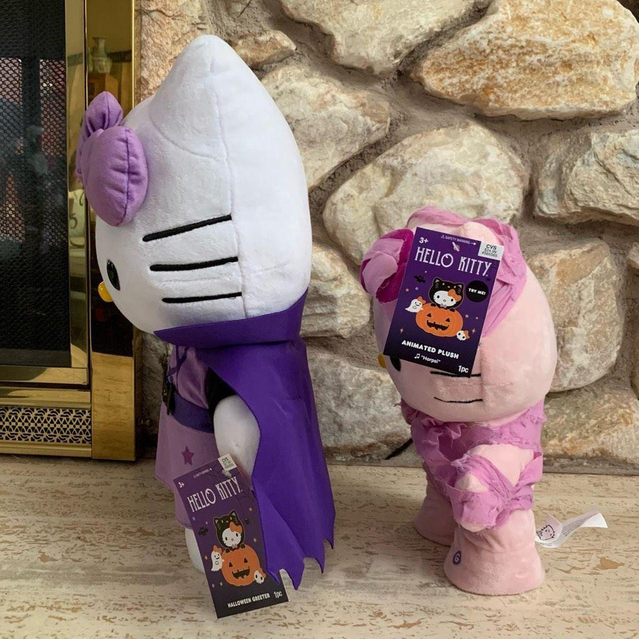 Hello Kitty Halloween outlet Witch Greeter & 2 Side Steppers - Purple & Grey Mummy