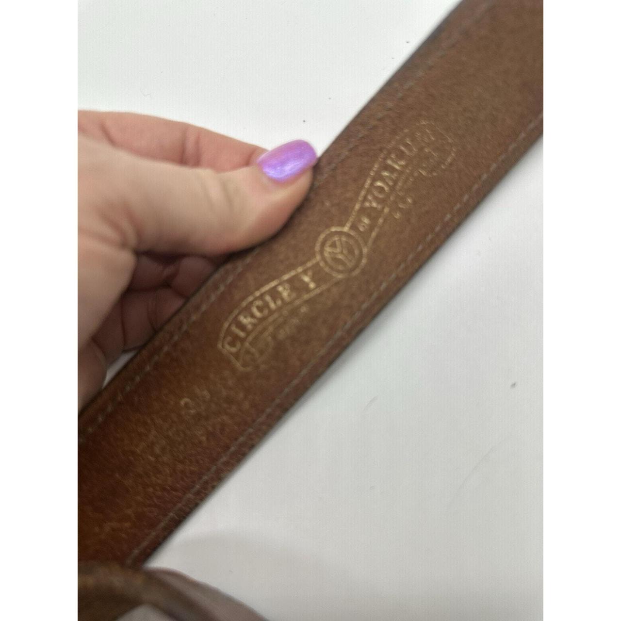 Source Unknown Men's Belt - Brown – Circle Y Genu… - image 2