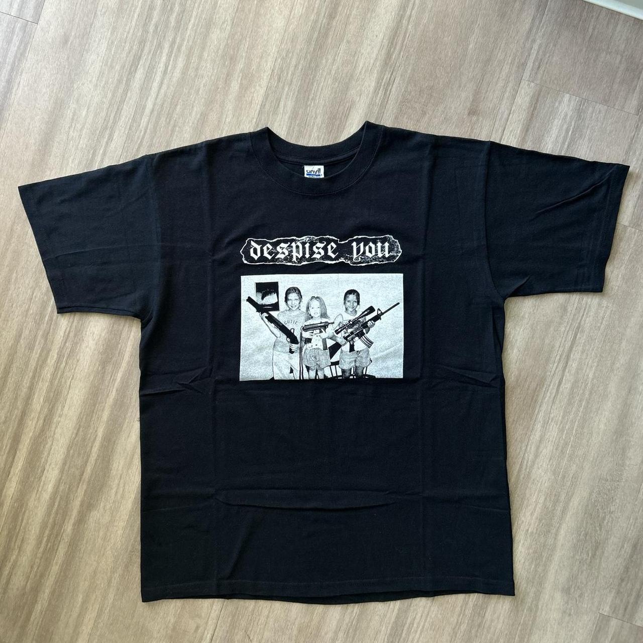 y2k Despise You kids with guns band shirt size... - Depop