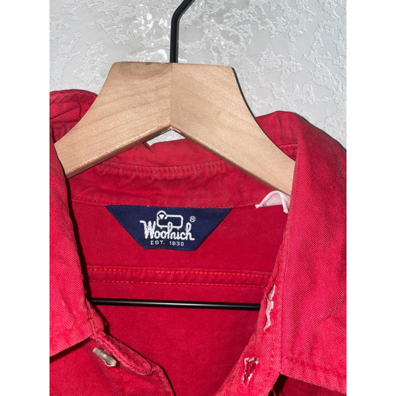 Vintage Woolrich Button Down Long Sleeve Shirt USA... - Depop