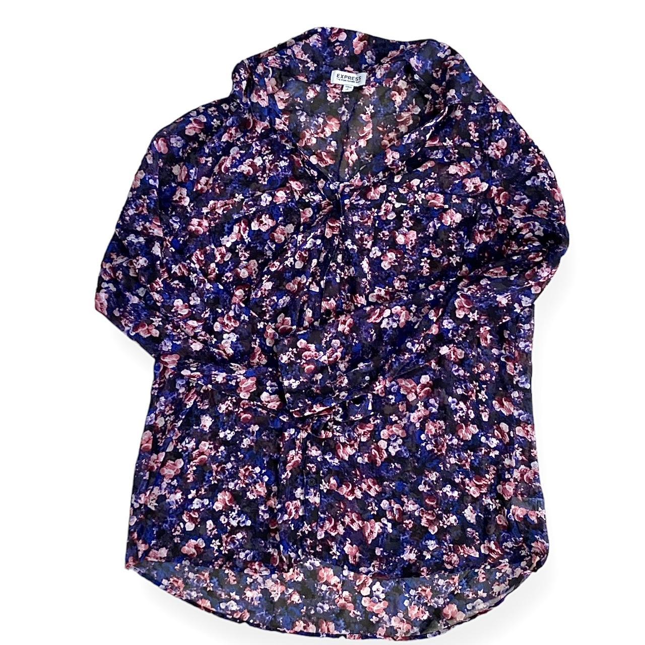 Express floral blouse deals