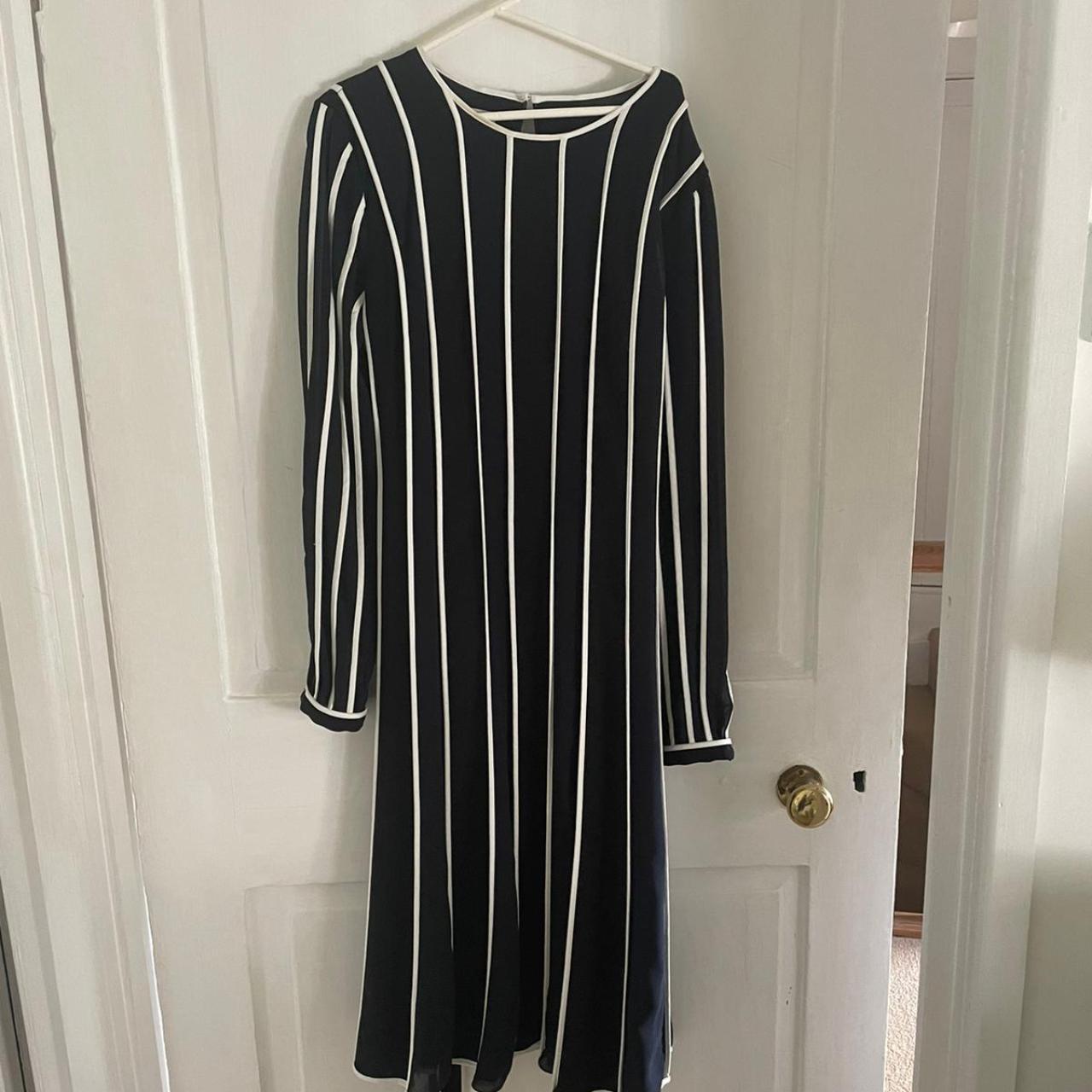 Hobbs Rosemond Dress Midnight Ivory UK 10 Depop