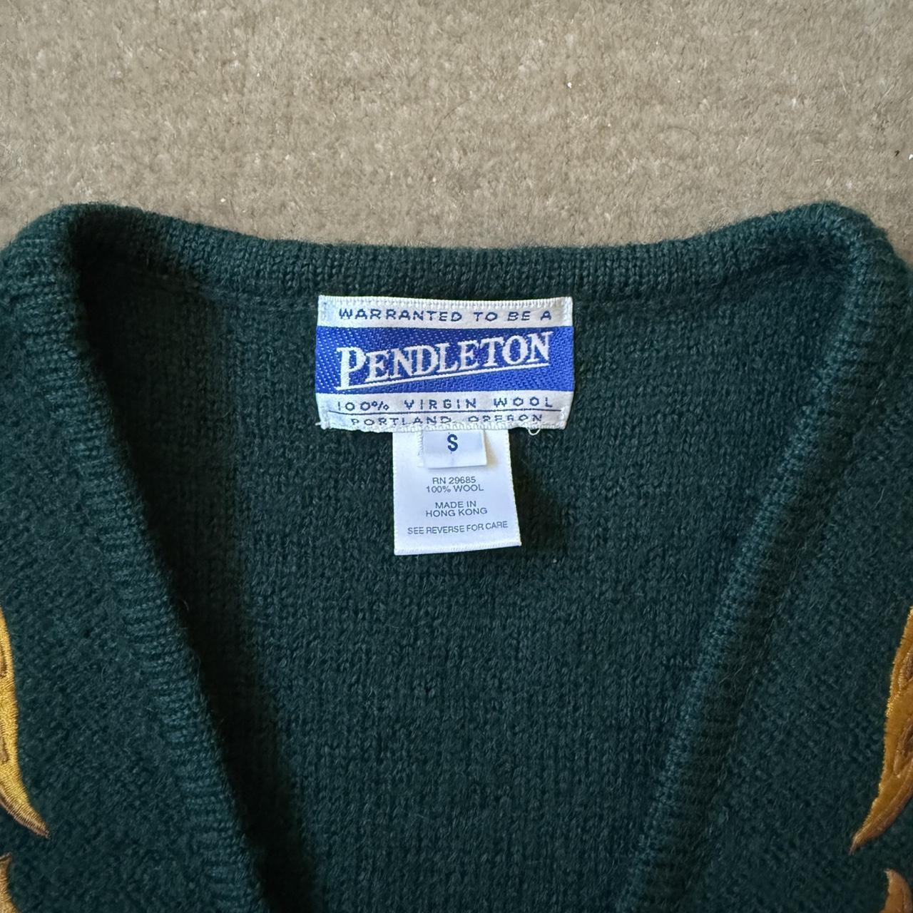 Pendleton Women's Vest - Green - S – PENDLETON Gr… - image 2