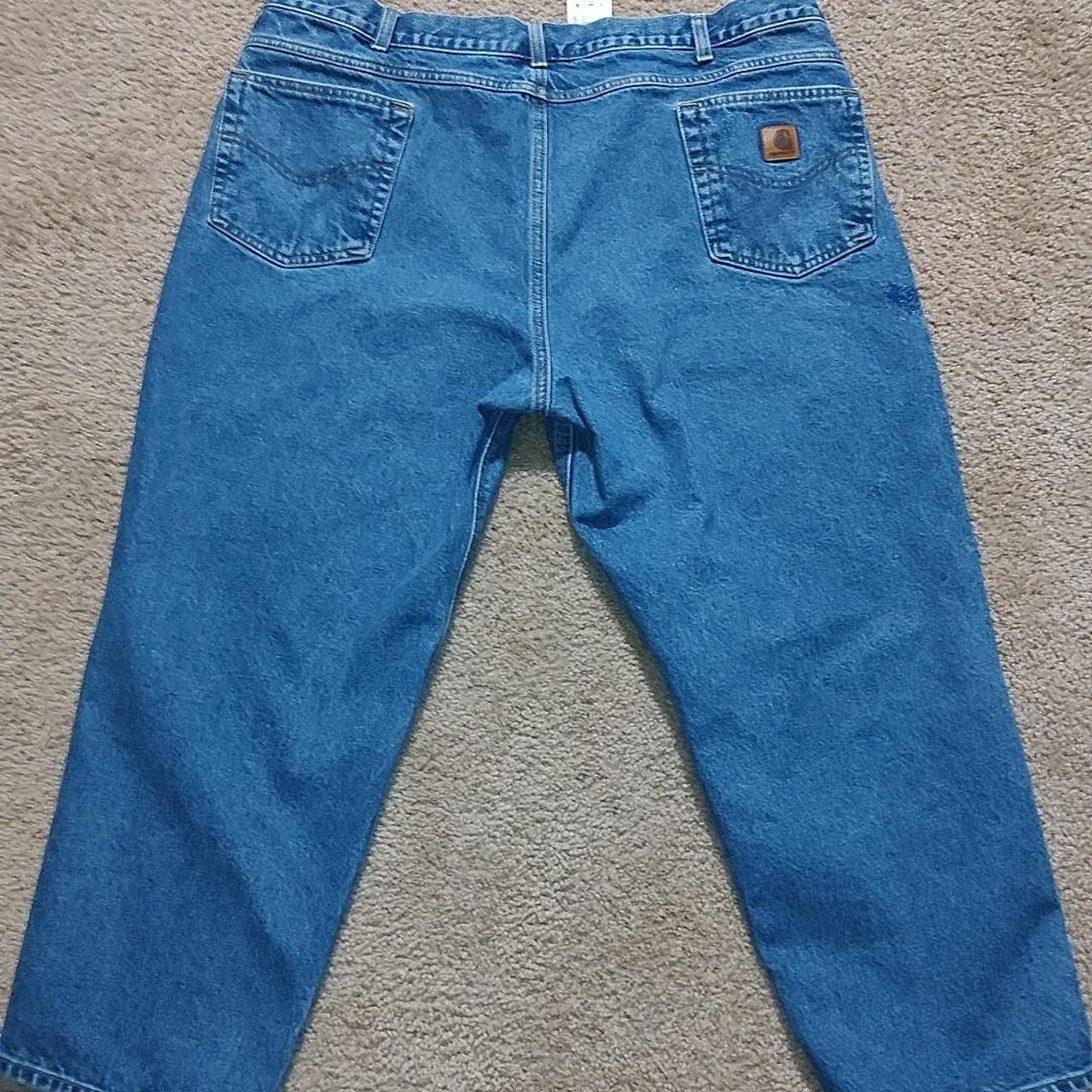 Blue Carhartt Jeans 44'28 Great condition, very... - Depop