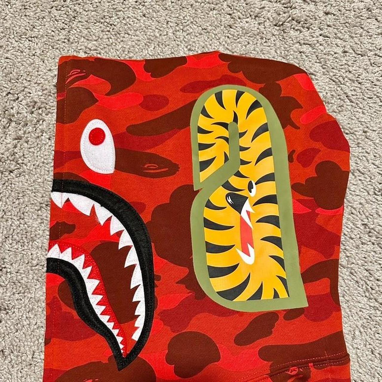 Bape Shark Camo Hoodie Size M New with tag and... - Depop