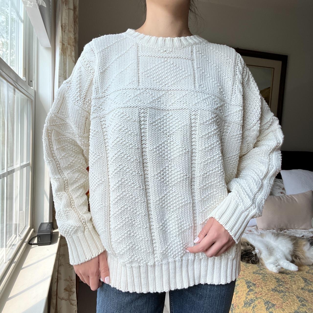 GAP 90s Vintage Cable Knit Sweater Size S Great... - Depop