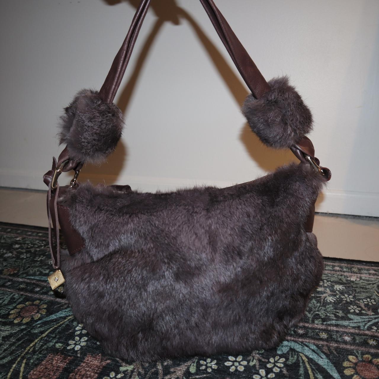 Prada fur online purse