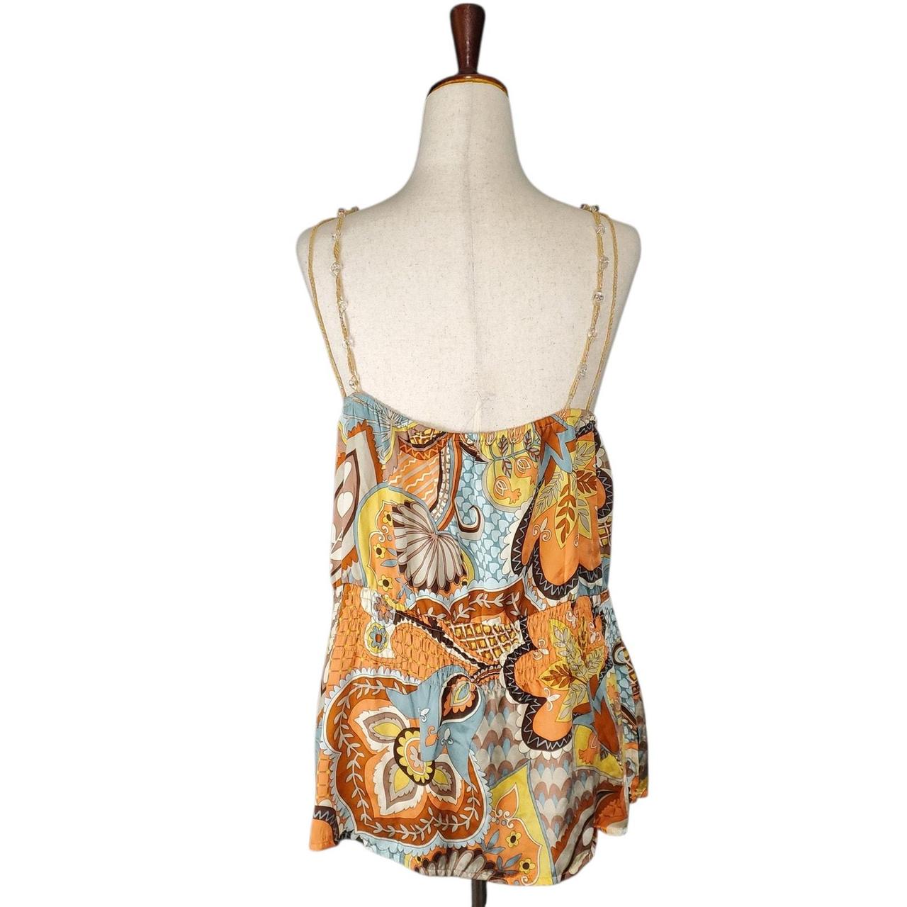 Cache Women's Blouse - Multi - L – Cache 100% Sil… - image 4