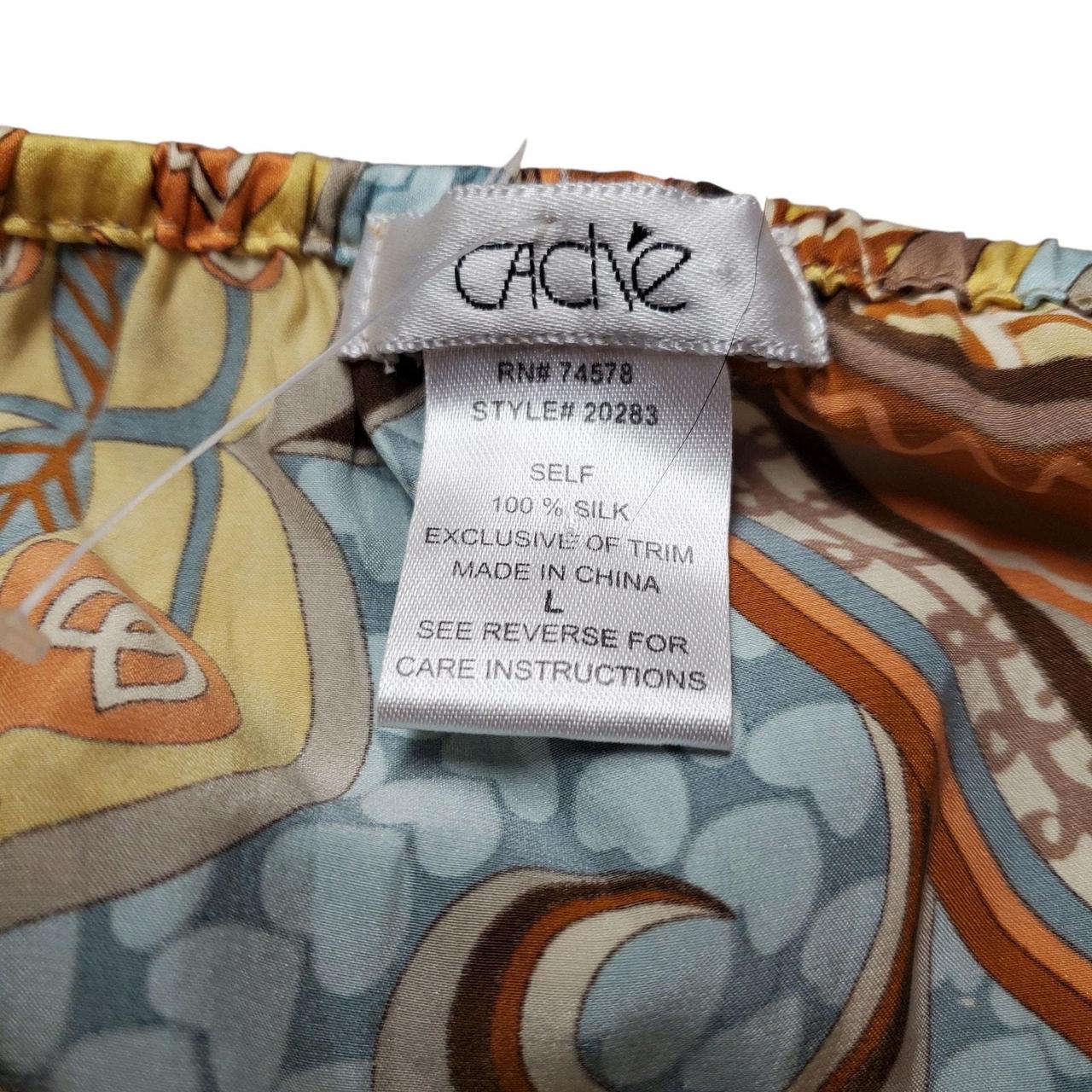 Cache Women's Blouse - Multi - L – Cache 100% Sil… - image 2