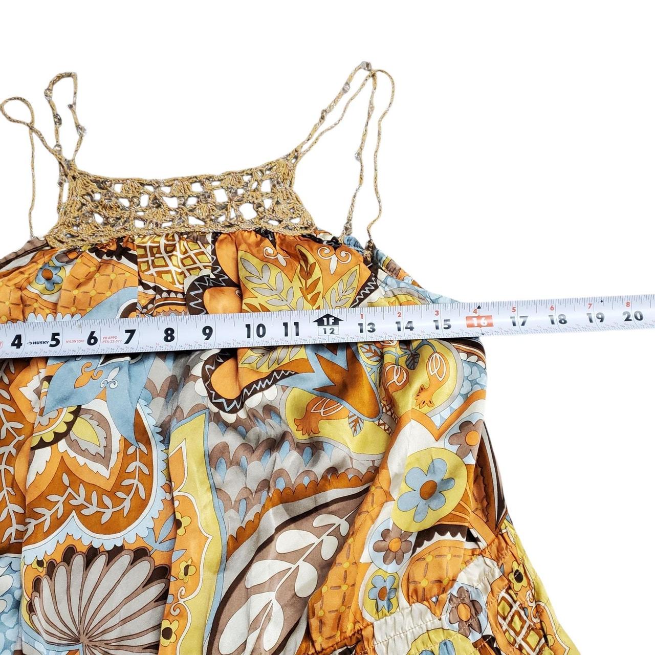 Cache Women's Blouse - Multi - L – Cache 100% Sil… - image 7