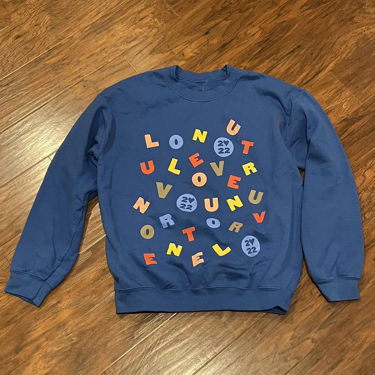 Love On Tour Blue selling Sweatshirt