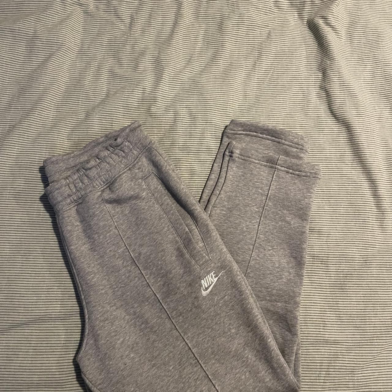 Nike Club joggers in grey heather Large Brand new -... - Depop