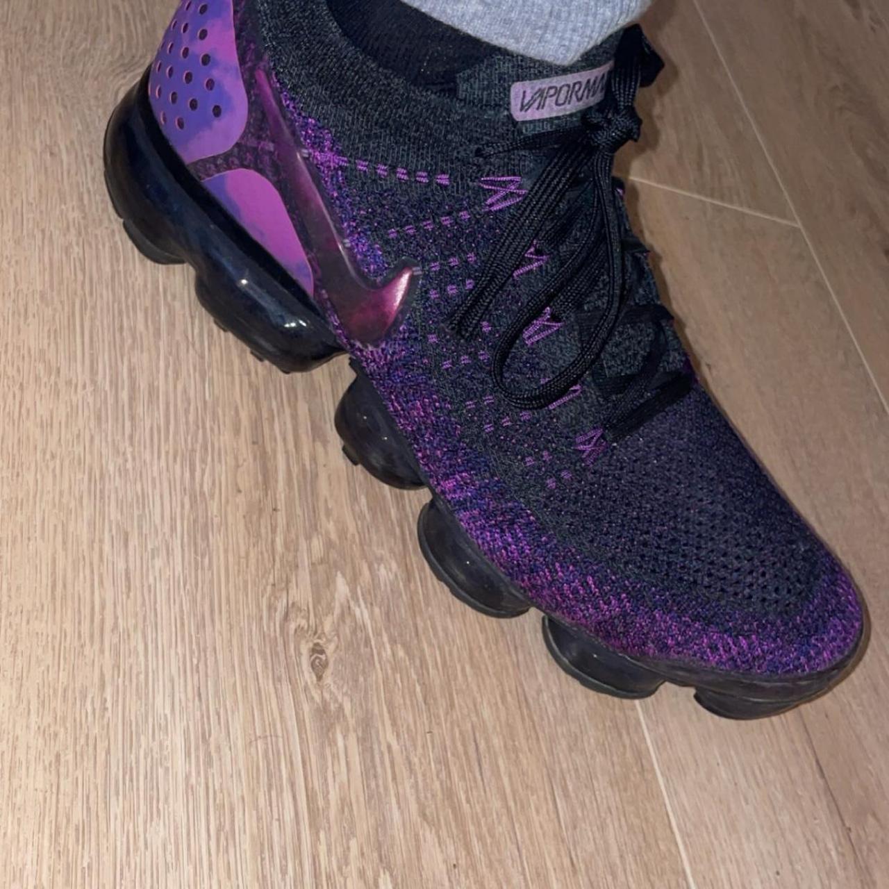 Vapormax 2 midnight purple Slight wear to end of. Depop