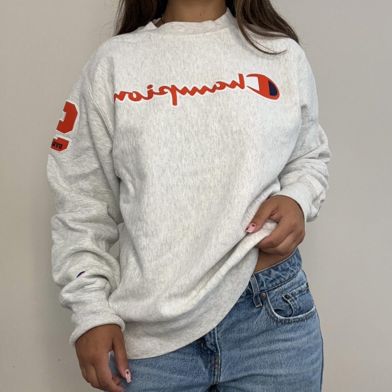 Grey champion crewneck womens best sale