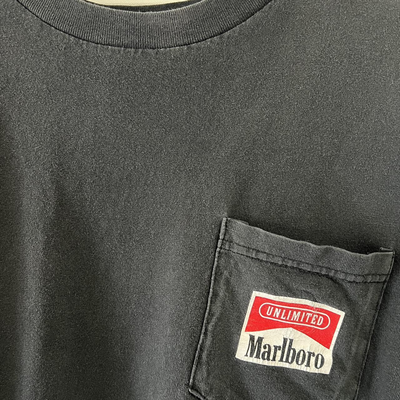 古着 90s USA製 Marlboro Unlimited 満月 ウルフ コヨーテ