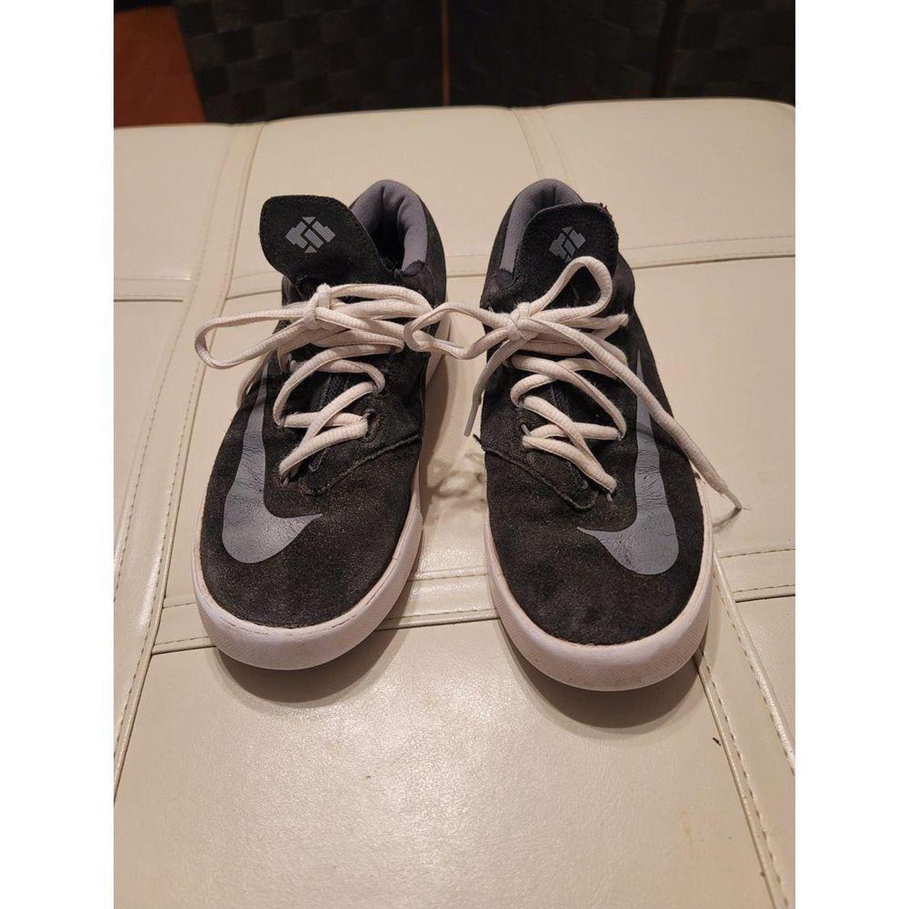 Nike KD Vulc GS Black and Cool Grey Boys sneakers. Depop