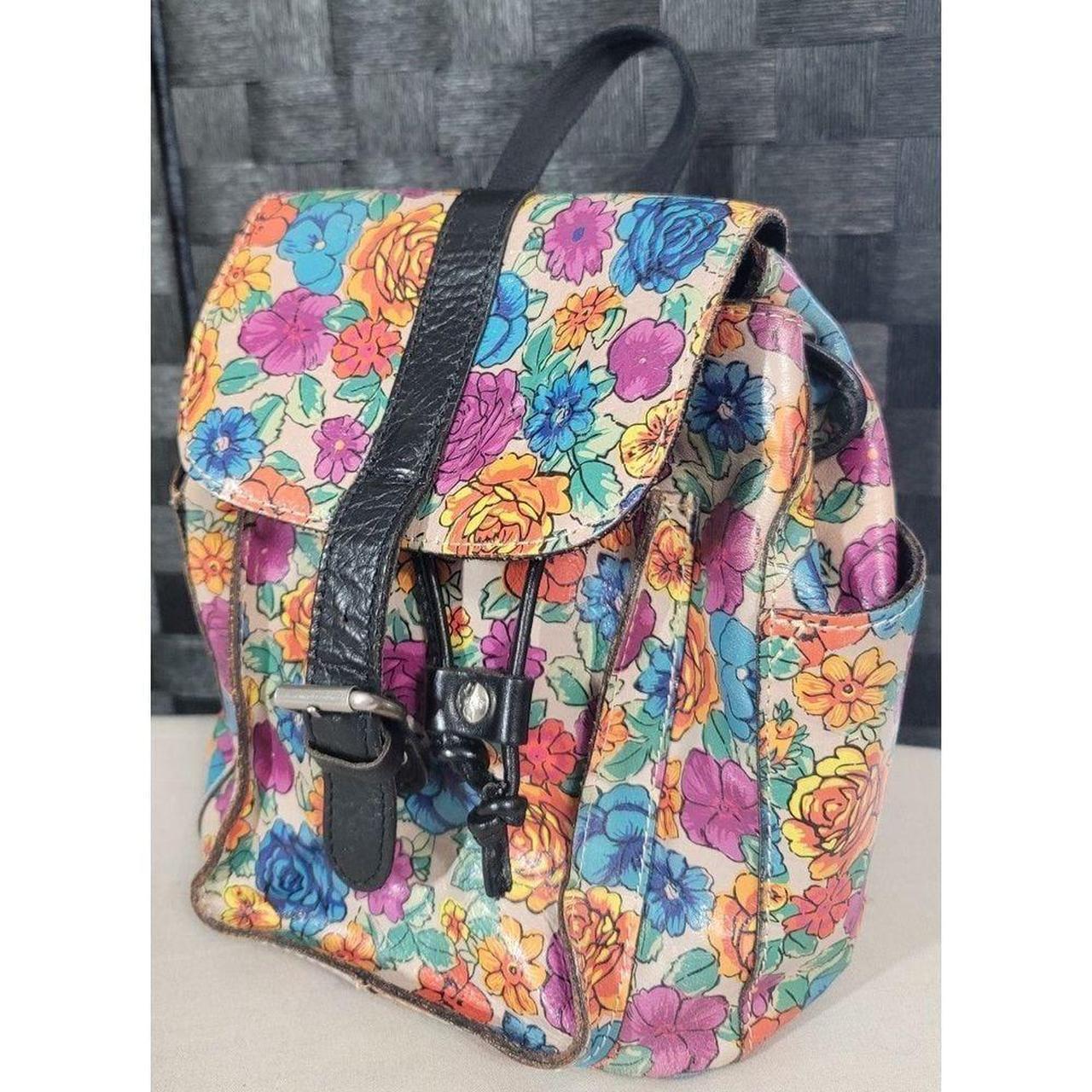 Patricia Nash Aberdeen Floral Backpack. Depop