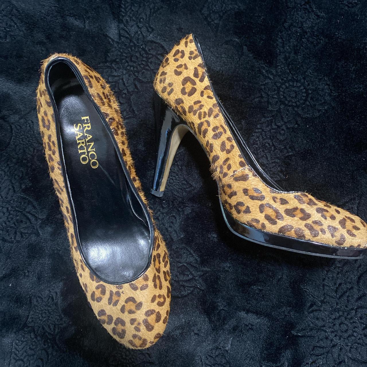 Franco sarto leopard heels online