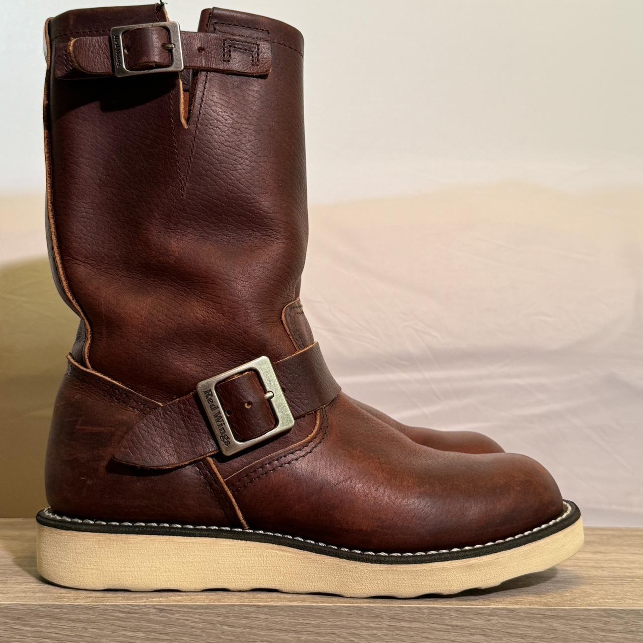 Red Wing 2970 Brown Leather Engineer Boots | Made in | Depop