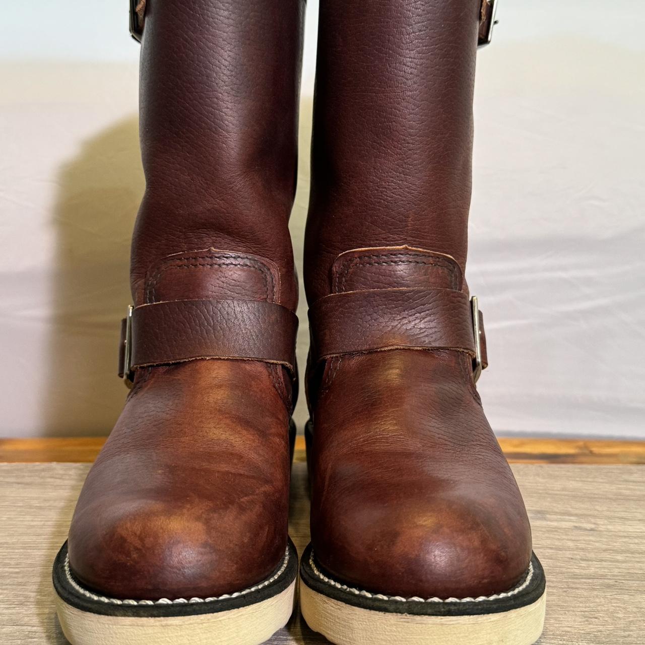 Red Wing 2970 Brown Leather Engineer Boots | Made in | Depop