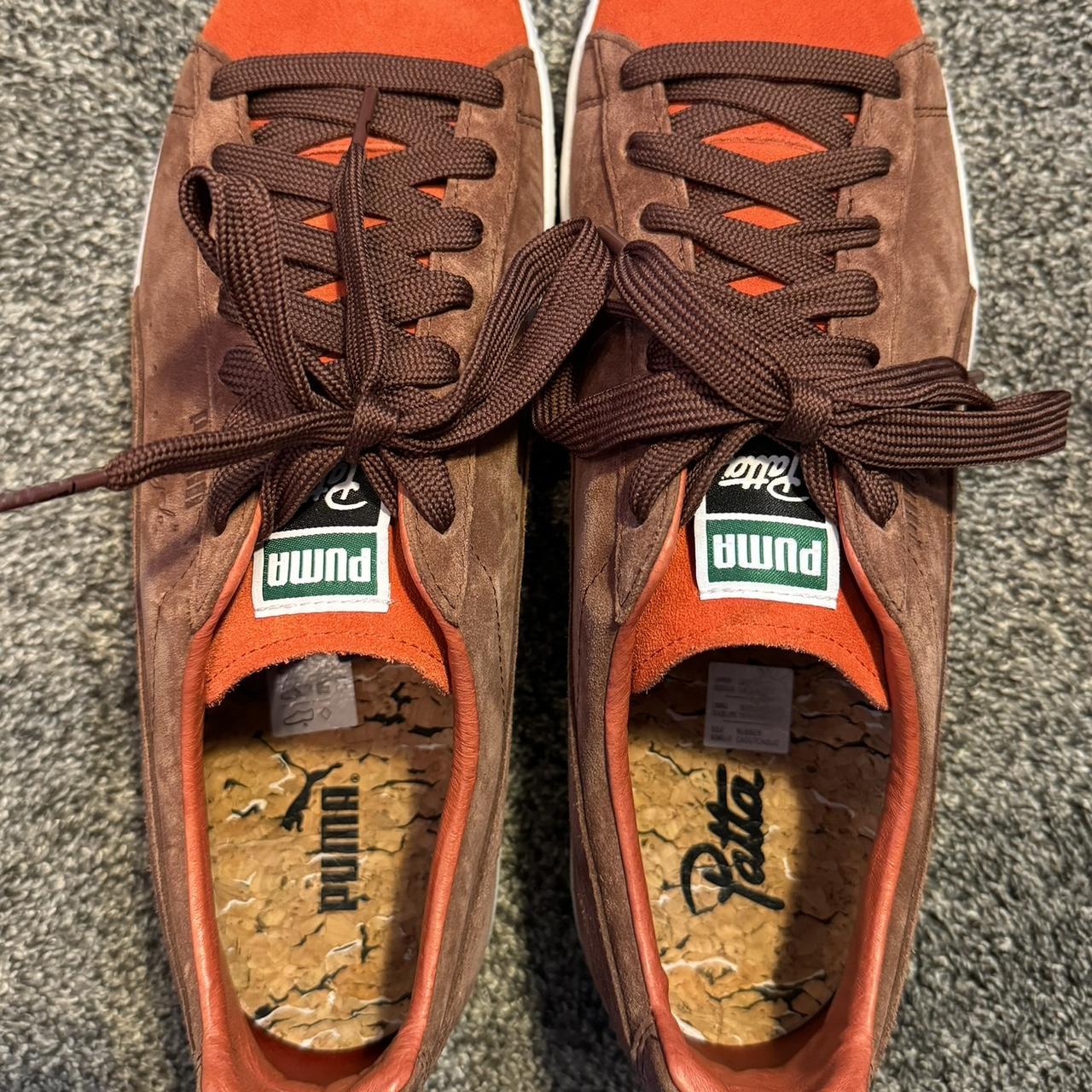 Men s Puma Clyde X Patta Size 13 Sneakers Brown. Depop