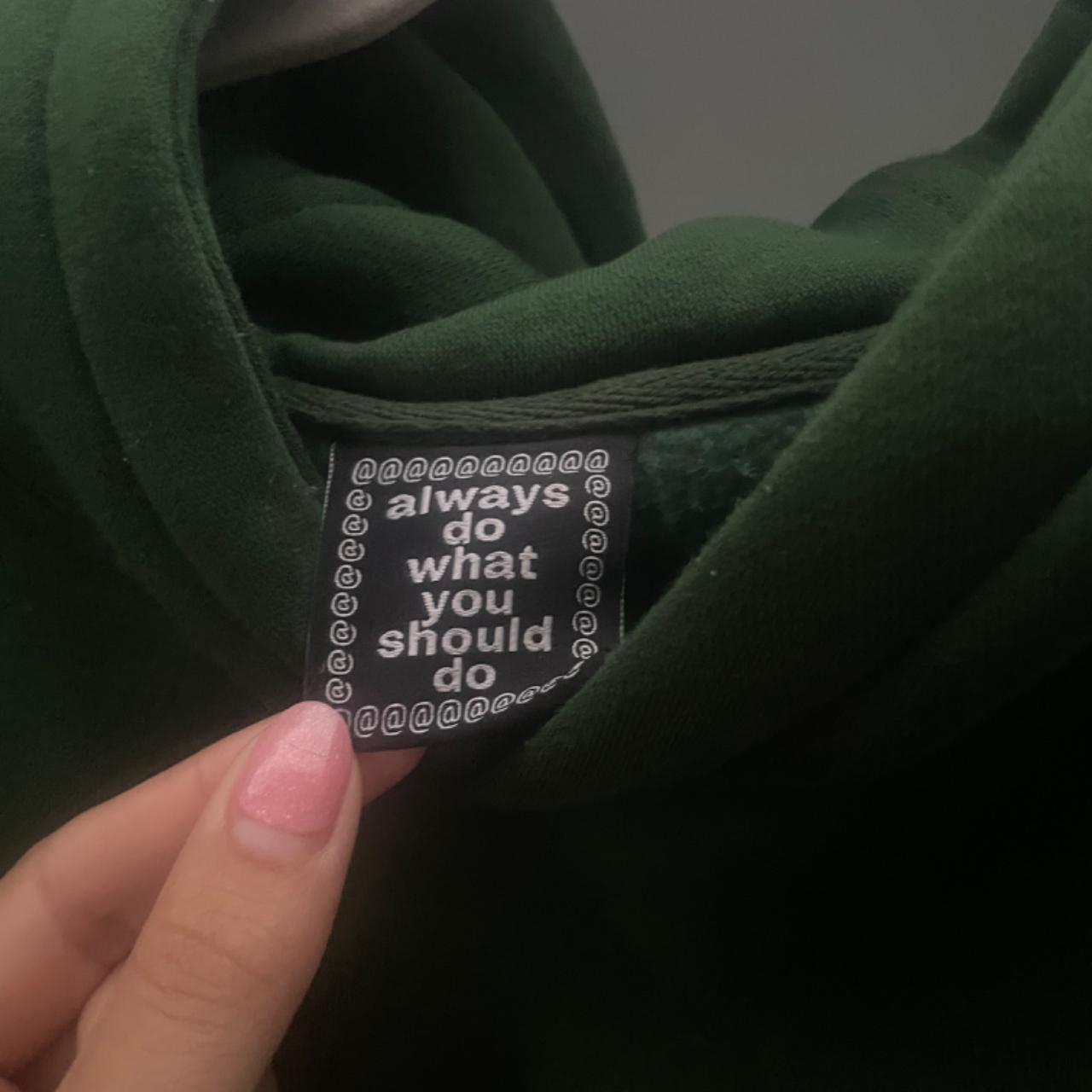 Genuine ADWYSD Green Hoodie. Size S, bought second | Depop