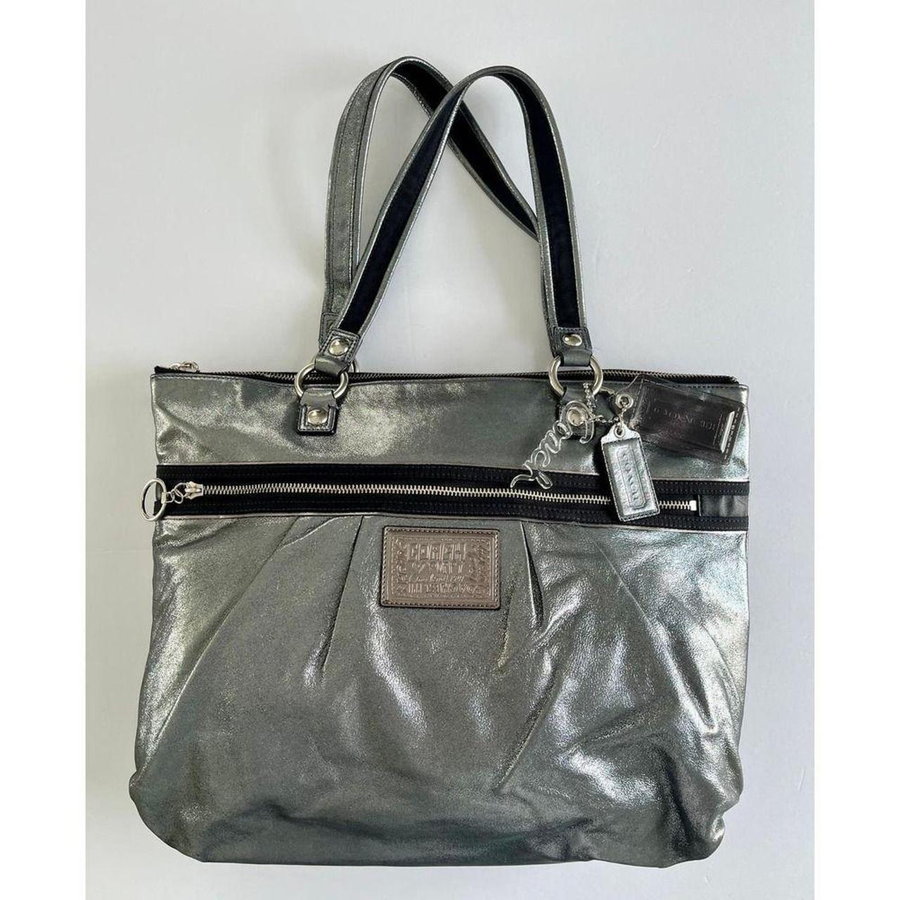 Silver Metallic Coach Tote Buy Coach Penn Medium Shoulder Bag