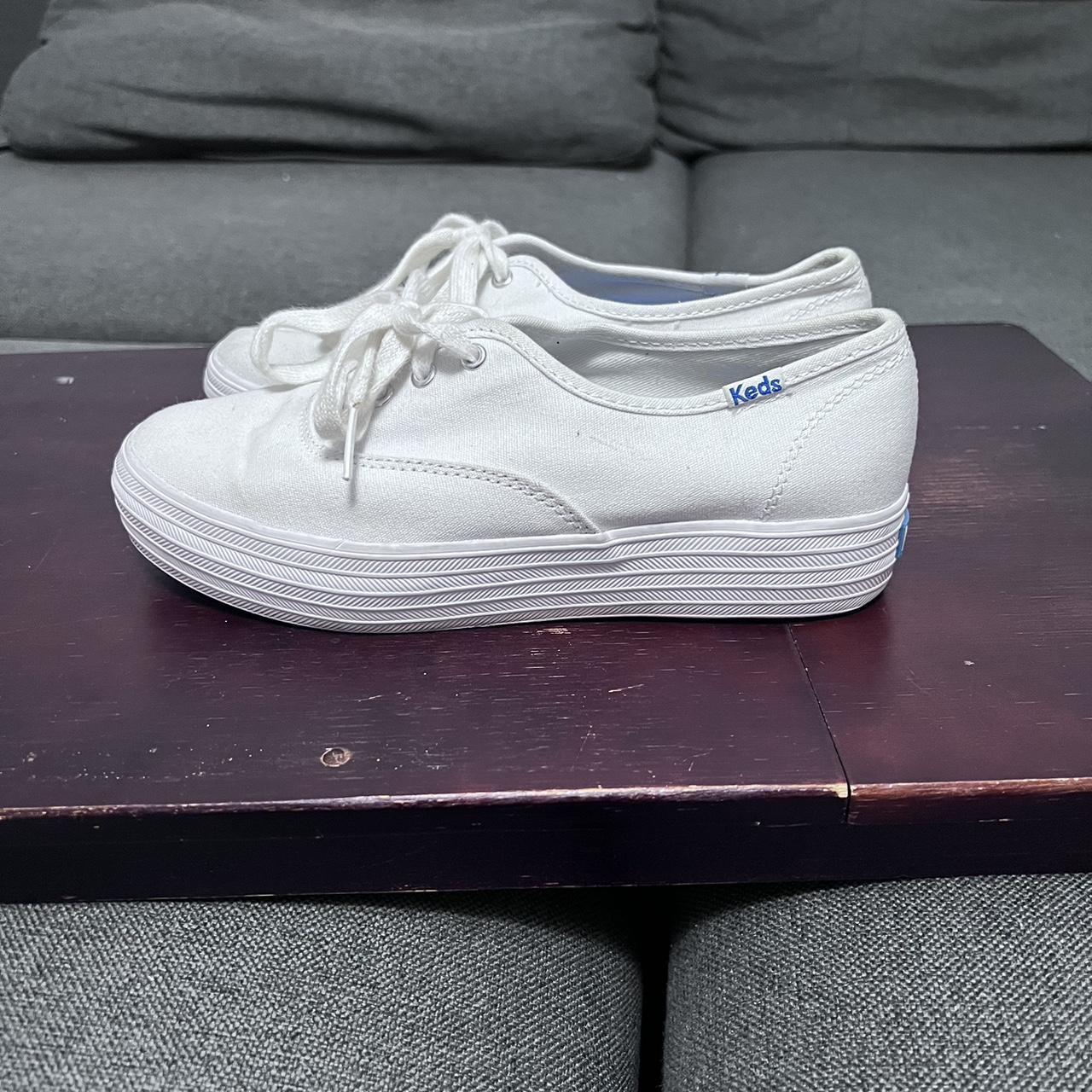 Platform keds white online