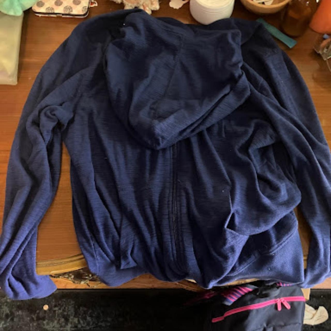 Medium APT.9 blue zip up hoodie only worn twice