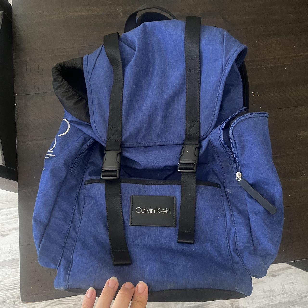 Calvin klein blue backpack online