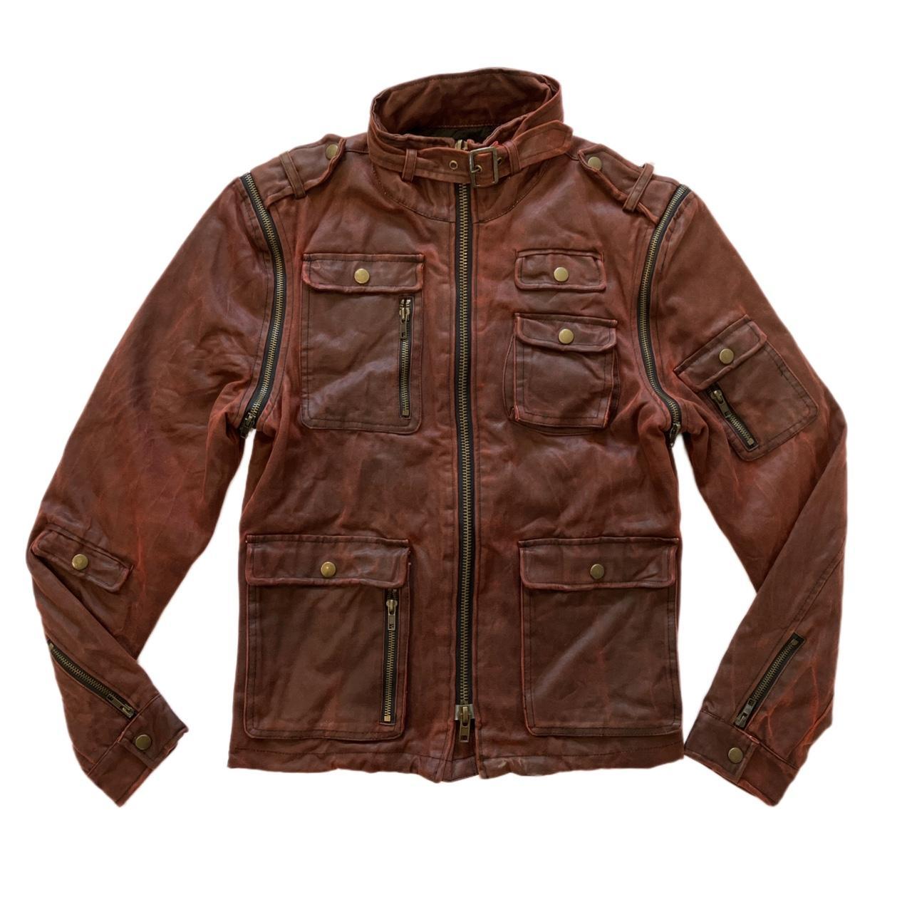 buffalo bobs leather bondage jacket + vest size | Depop