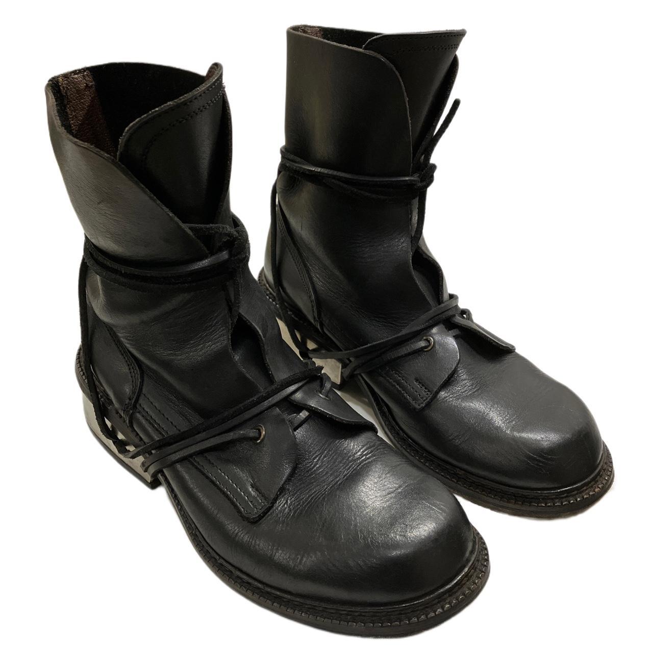dirk bikkembergs metal heel lace-through boots | Depop