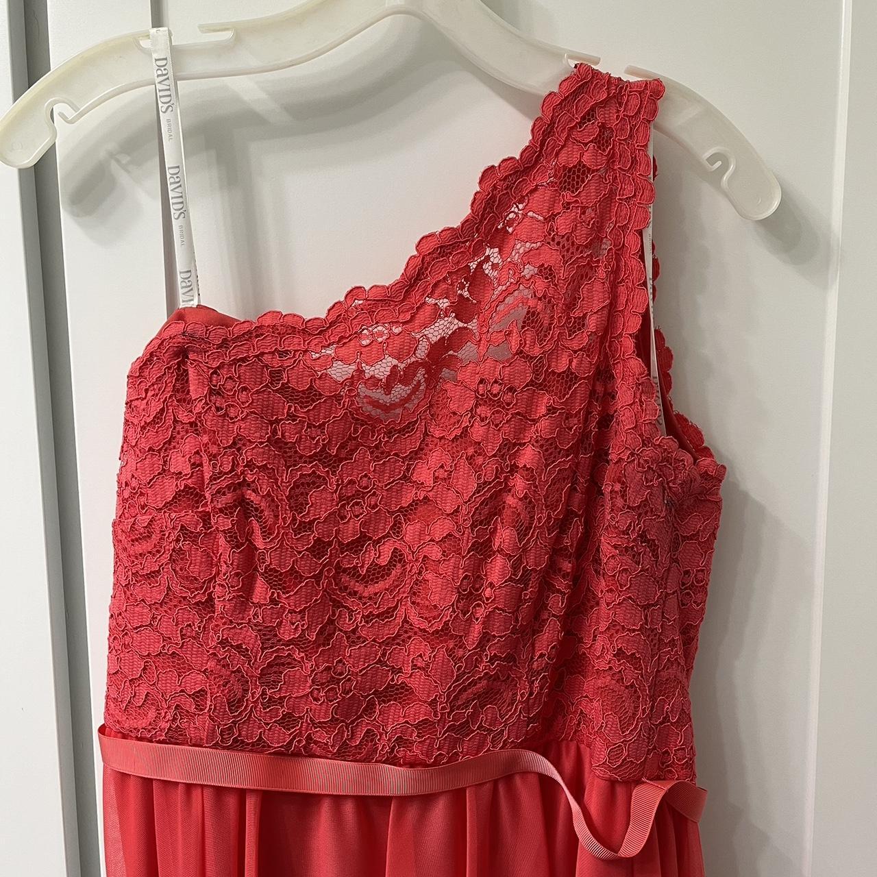 Guava David's Bridal Hotsell (Satin formal dress david's bridal