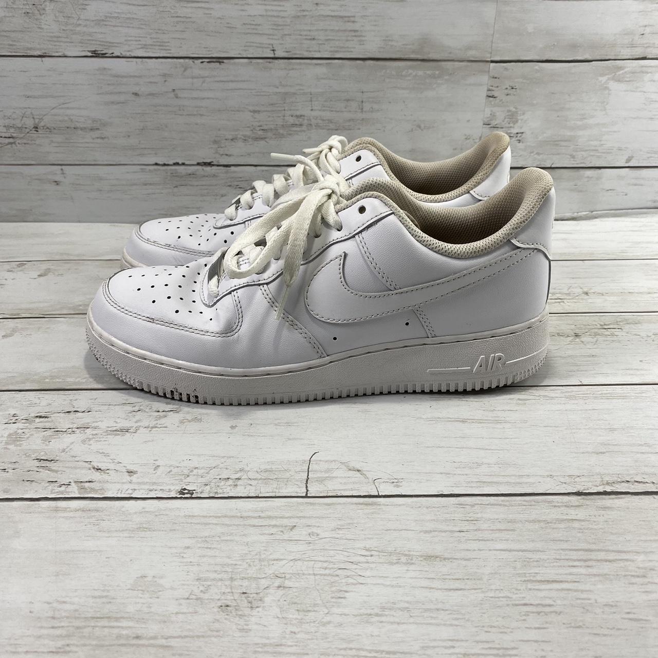 Nike Air Force 1 white sneakers womens 9.5 Depop