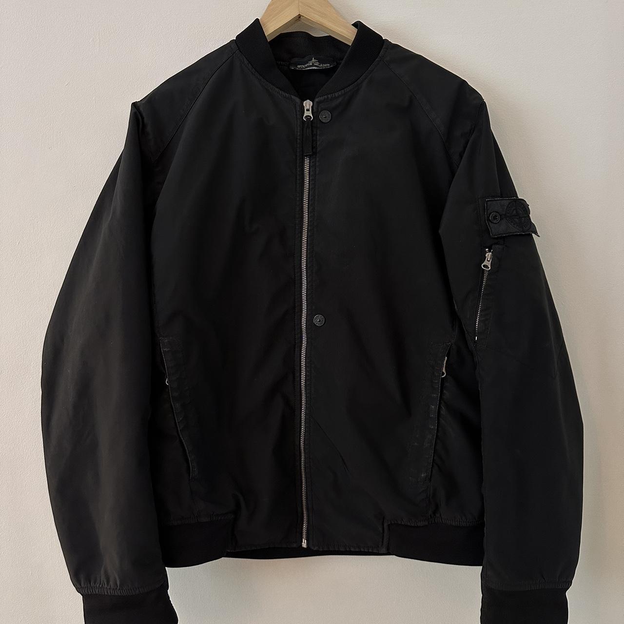 Stone Island Shadow Project Black MA 1 Bomber