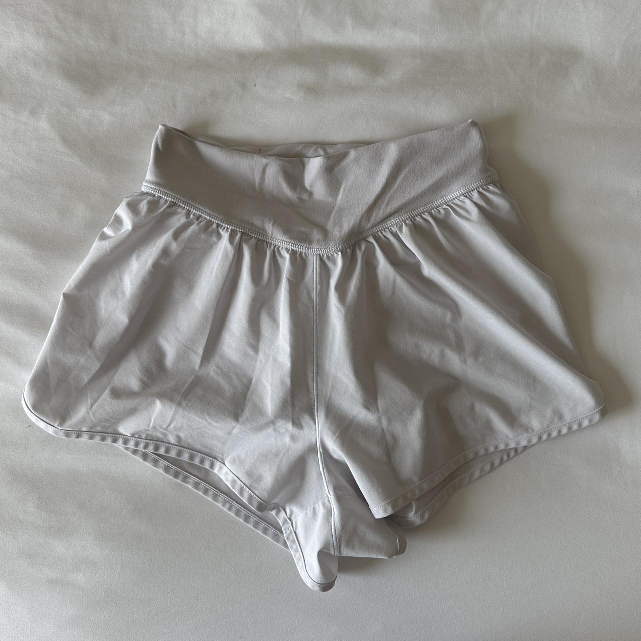 aerie offline elastic waistband running shorts,