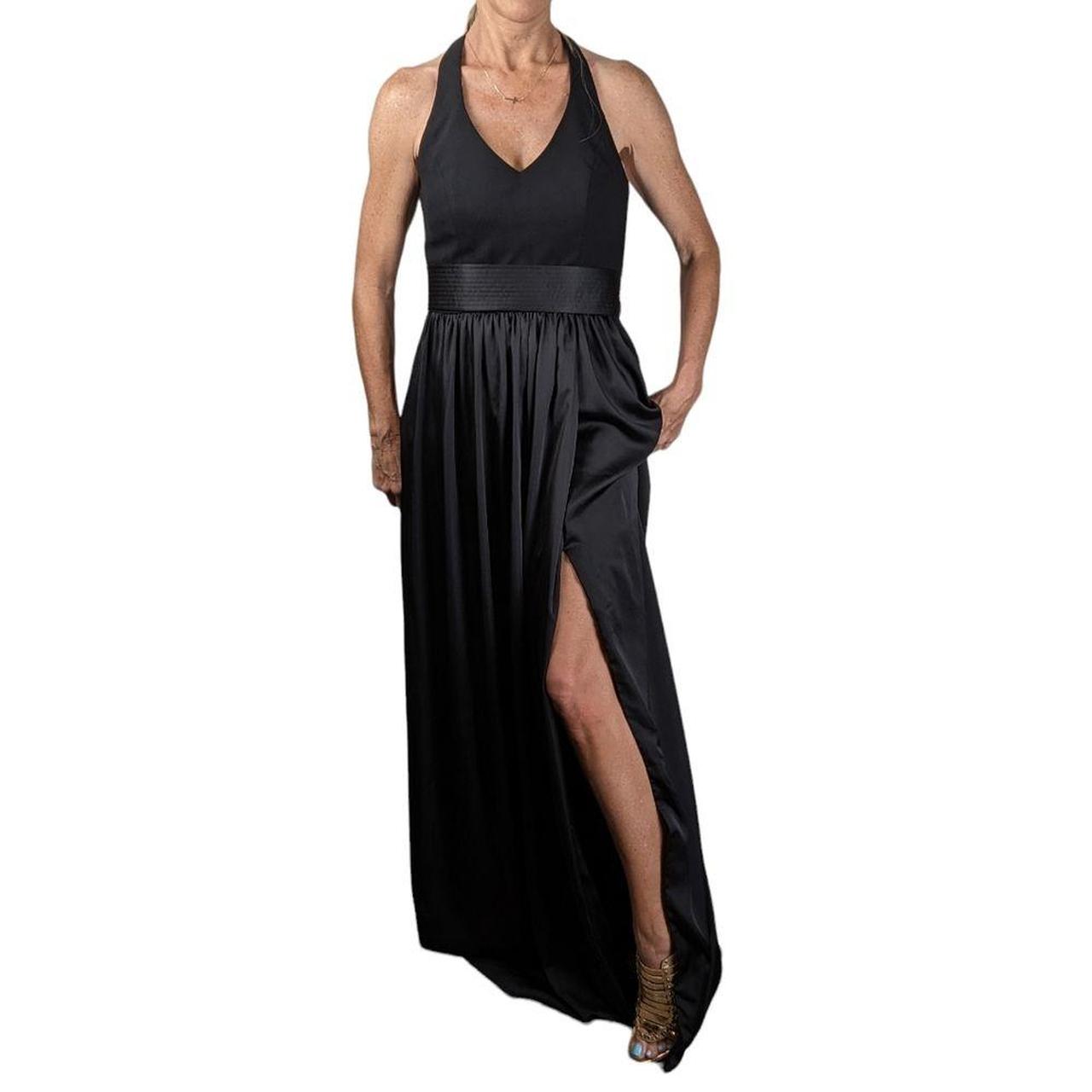 White by 2024 Vera Wang Size 2 Cocktail Dress Black high low