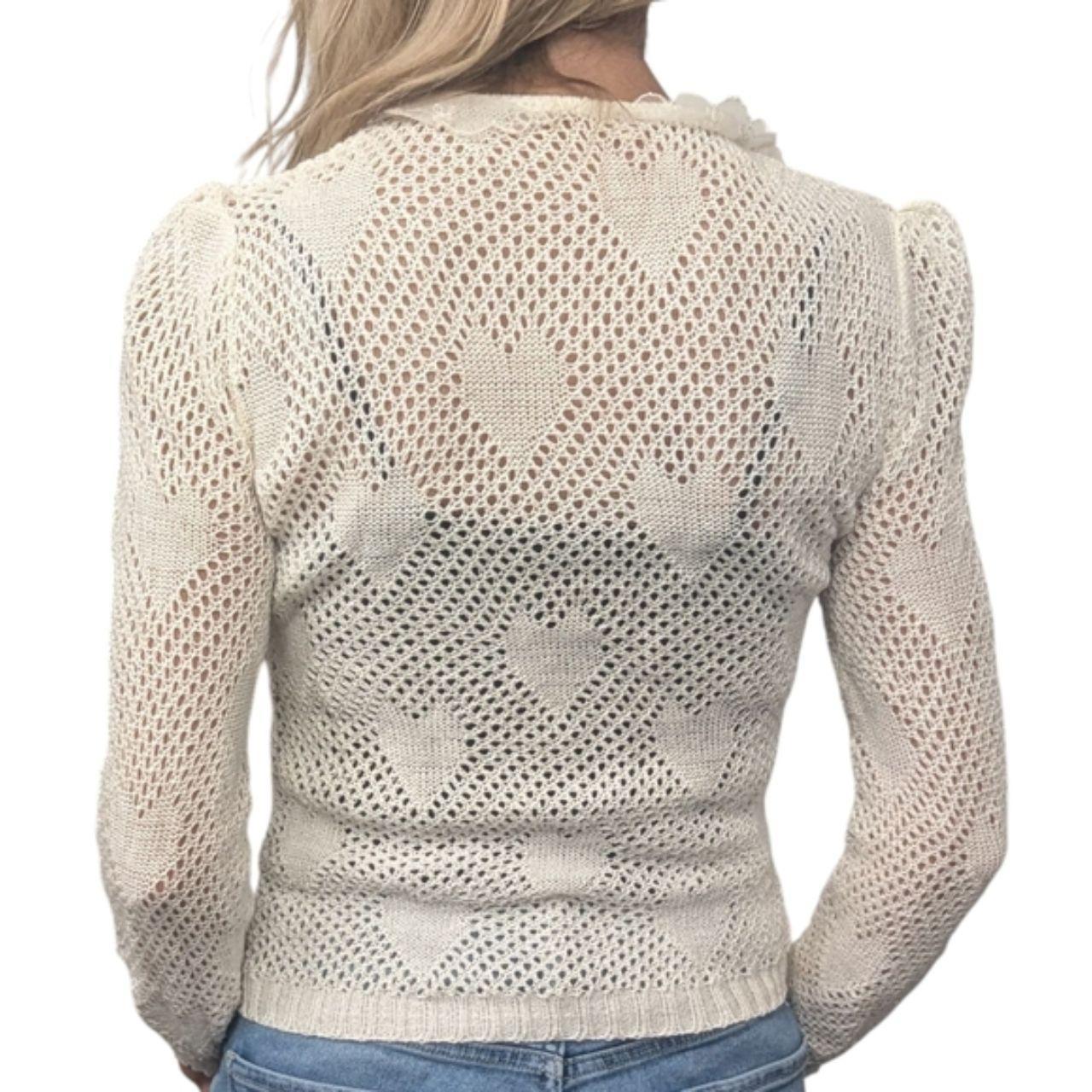 Source Unknown Women's Blouse - Cream - XS – Vint… - image 4