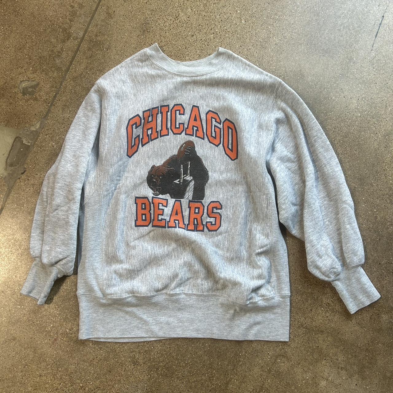 Vintage Chicago bears crew neck size large - Depop