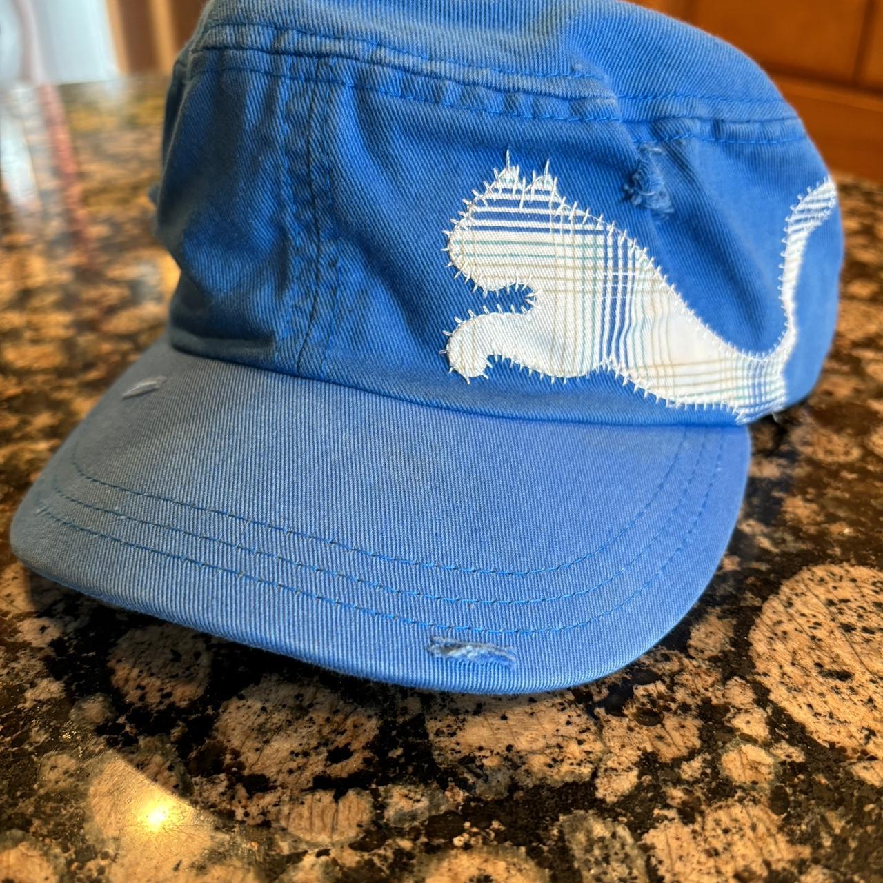 Puma Cadet Golf Woman’s Blue Hat Worn but in good... - Depop