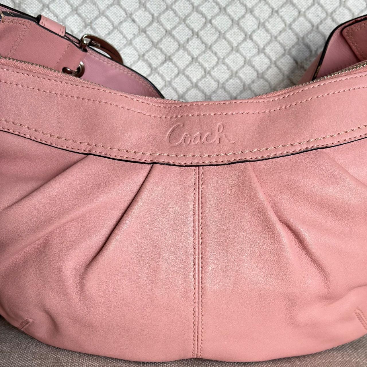 Coach Soho Pleated Pink Large Shoulder bag - | Depop